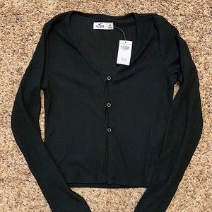 NWT Black Hollister Cardigan